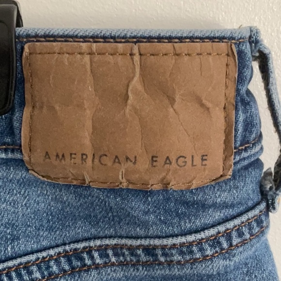 American Eagle Outfitters Blue Straight Jeans Medium Wash - Picture 4 of 12